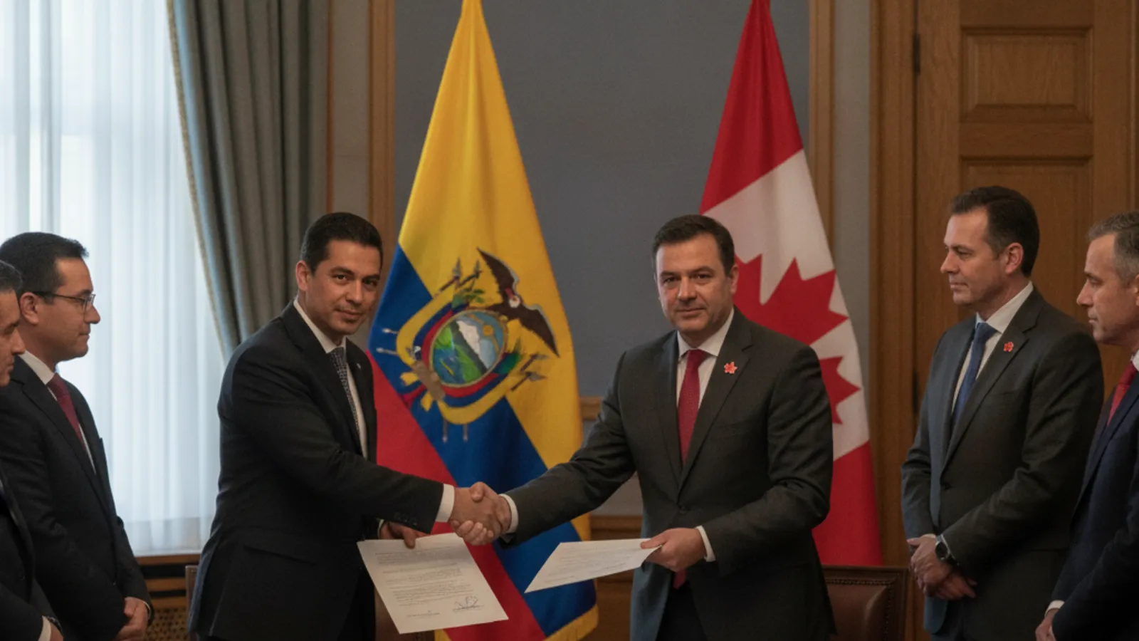 Ecuador And Canada Sign Their Free-Trade Agreement