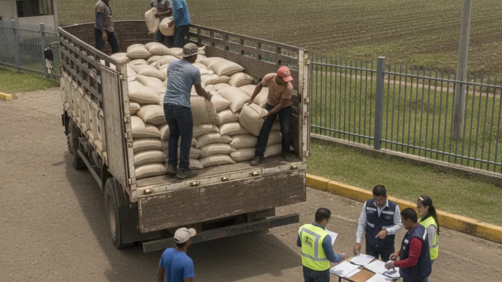 Ecuador Rice Trucks Start Moving Toward Colombia Again After Permit Reopening