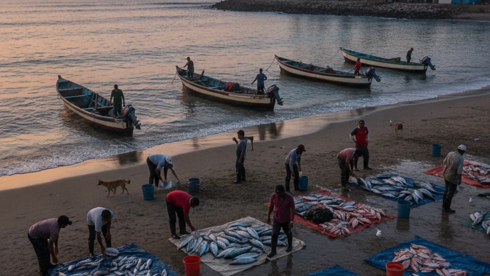 El Nino Is Pushing Ecuador Fishers Farther Offshore and Prices Higher