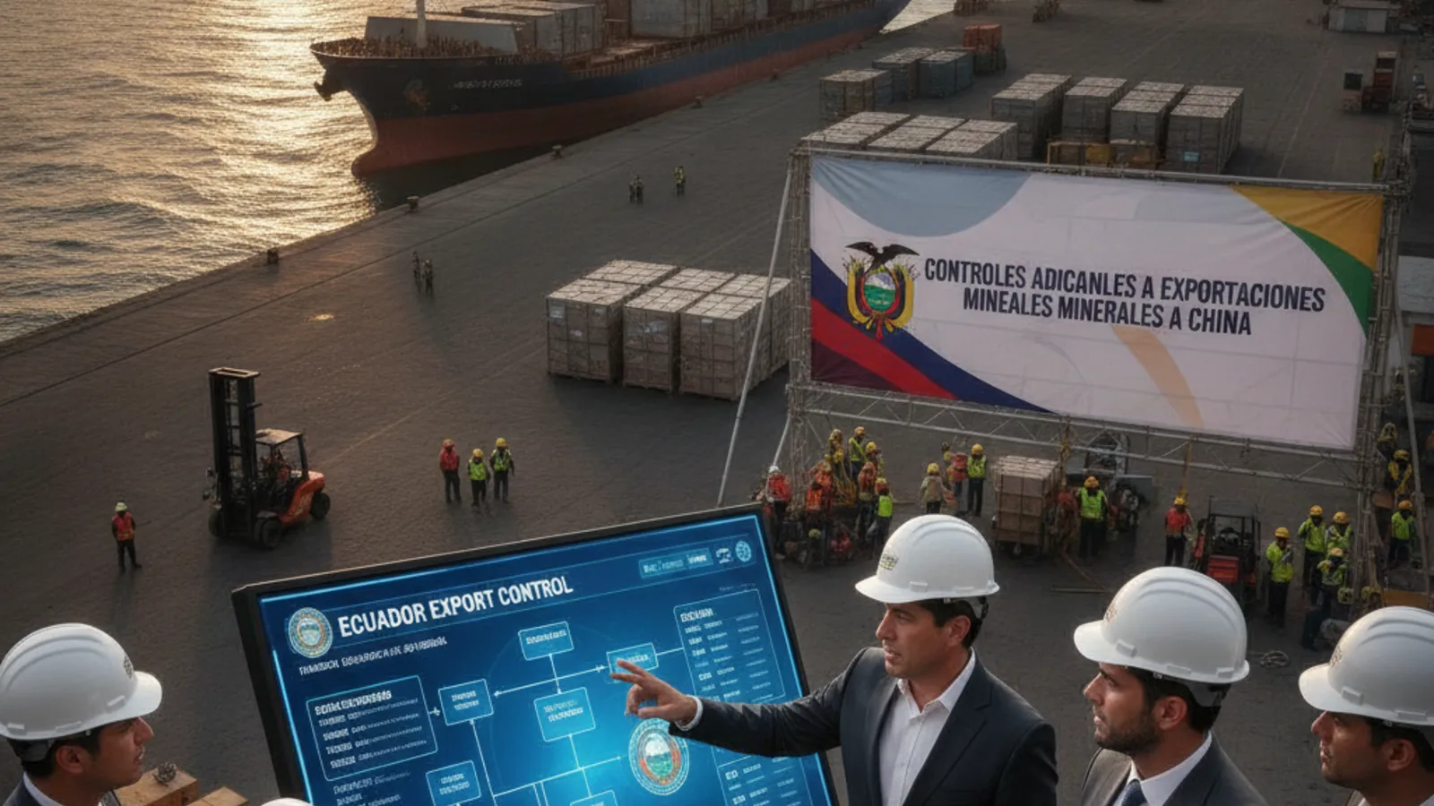 Ecuador Adds Prior Controls to Mineral Exports Bound for China