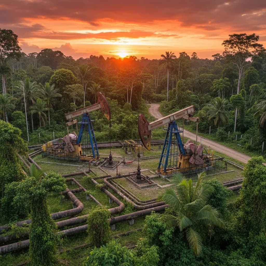 Ecuador's Oil Output Holds Steady at 370,000 Barrels Per Day in January, Easing Fiscal Pressure