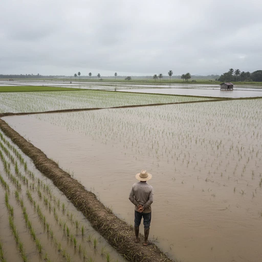 700 Hectares Flooded in Guayas — 38,000 Agricultural Producers at Risk as Winter Rains Hit the Coast