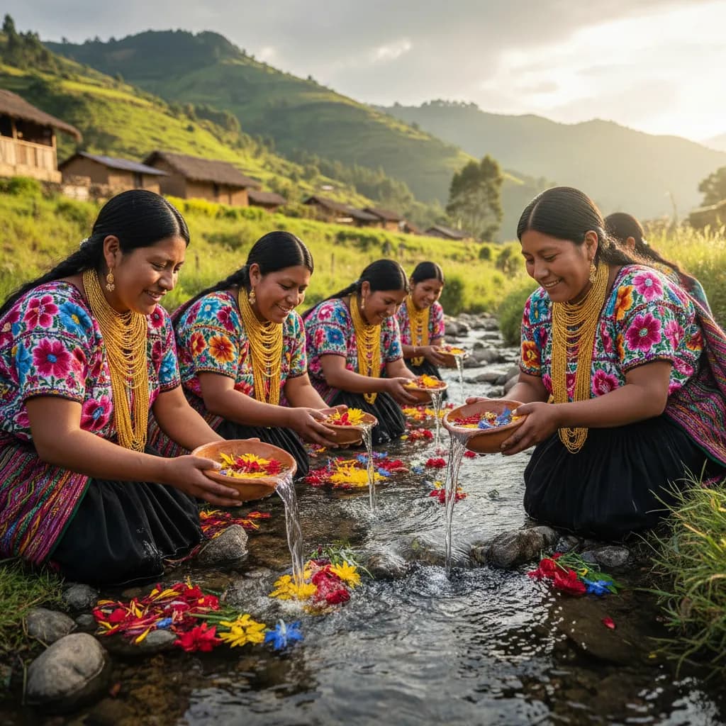 Pawkar Raymi — Ecuador's Ancient Festival of Flowering Celebrates the Spring Equinox Near Otavalo