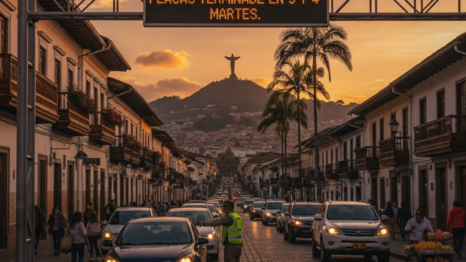 Quito Pico y Placa: Plates Ending in 3 and 4 Restricted Tuesday