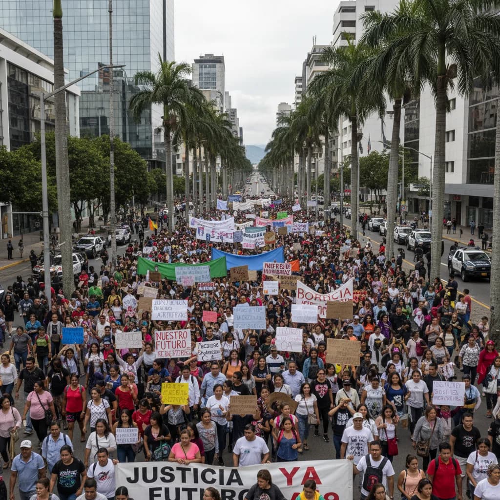 US Embassy Issues Demonstration Alert for Downtown Guayaquil — Protests Continue After Mayor's Arrest