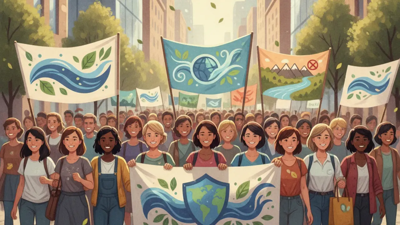 Cuenca's Quinto Río March Mobilizes for Water Defense and Against Metallic Mining