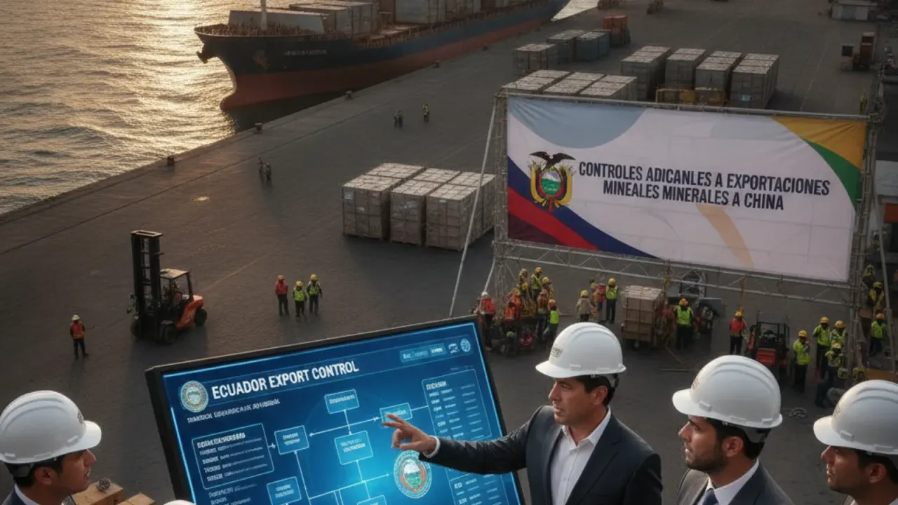 Ecuador Adds Prior Controls to Mineral Exports Bound for China