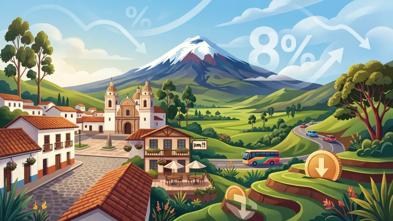 Ecuador Temporarily Cuts VAT to 8% for Tourism Services Over November Holiday