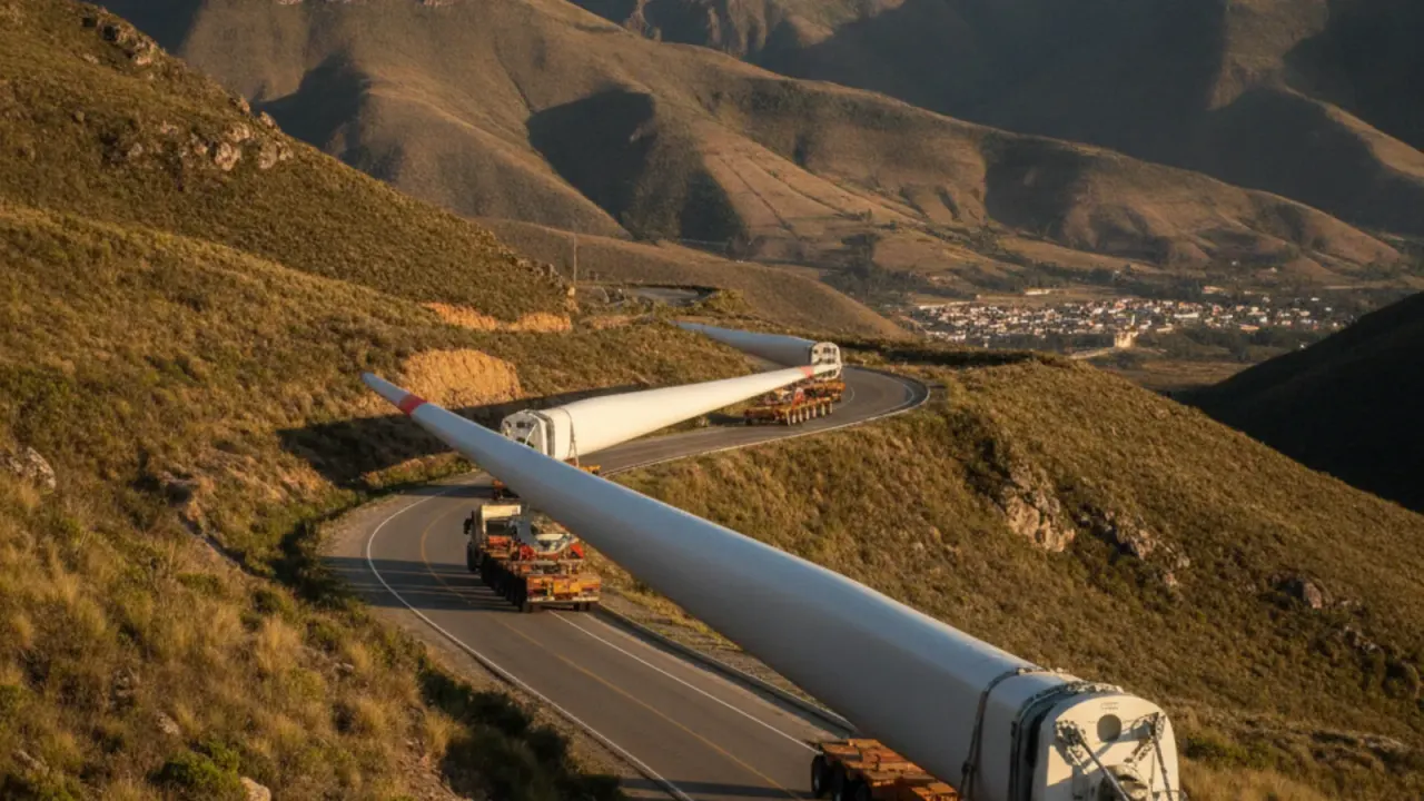 Villonaco III Reaches 54.53% Construction Progress as First Wind Blades Arrive